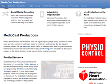 Tablet Screenshot of mediccast.com